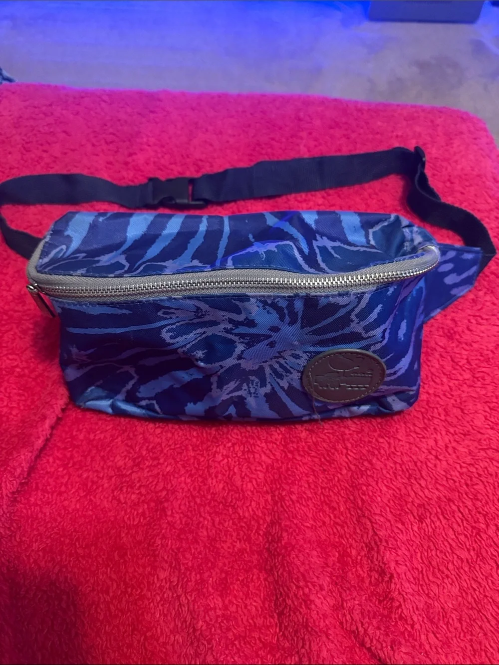 Blue Tie-Dye Crossbody Bag - [Brand Unspecified]
